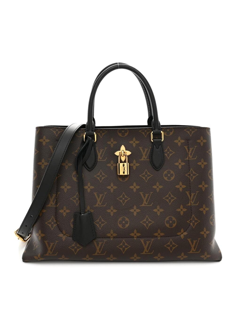 Louis Vuitton Flower Tote Black #297405L17B
